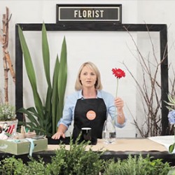 how to arrange flowers at home