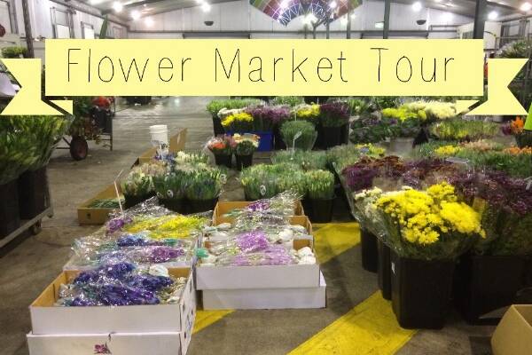 Bloom College flower market tours